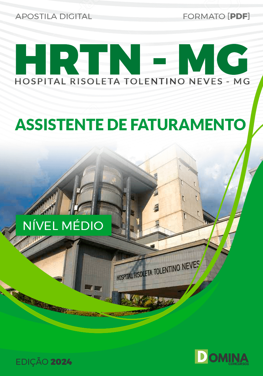 Apostila HRTN MG 2024 Assistente Faturamento