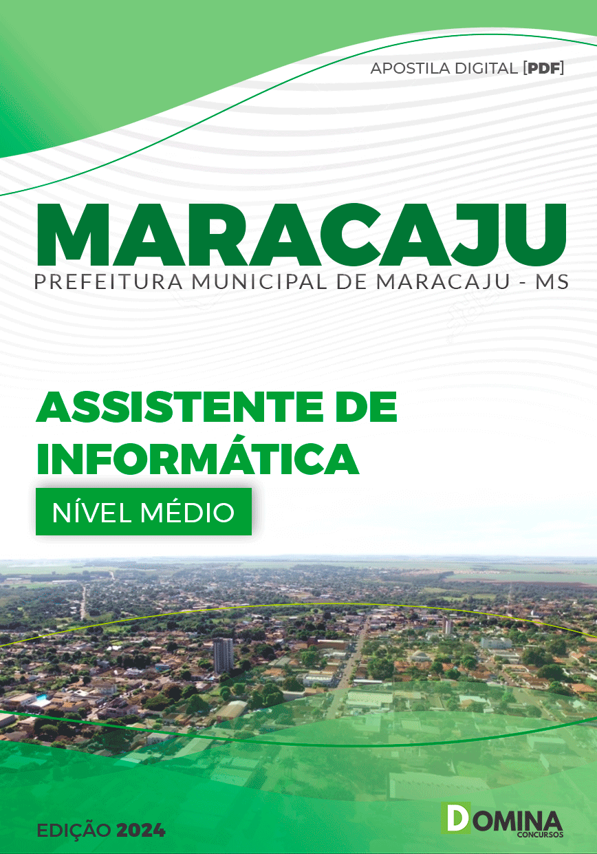 Apostila Pref Maracaju MS 2024 Assistente Informática