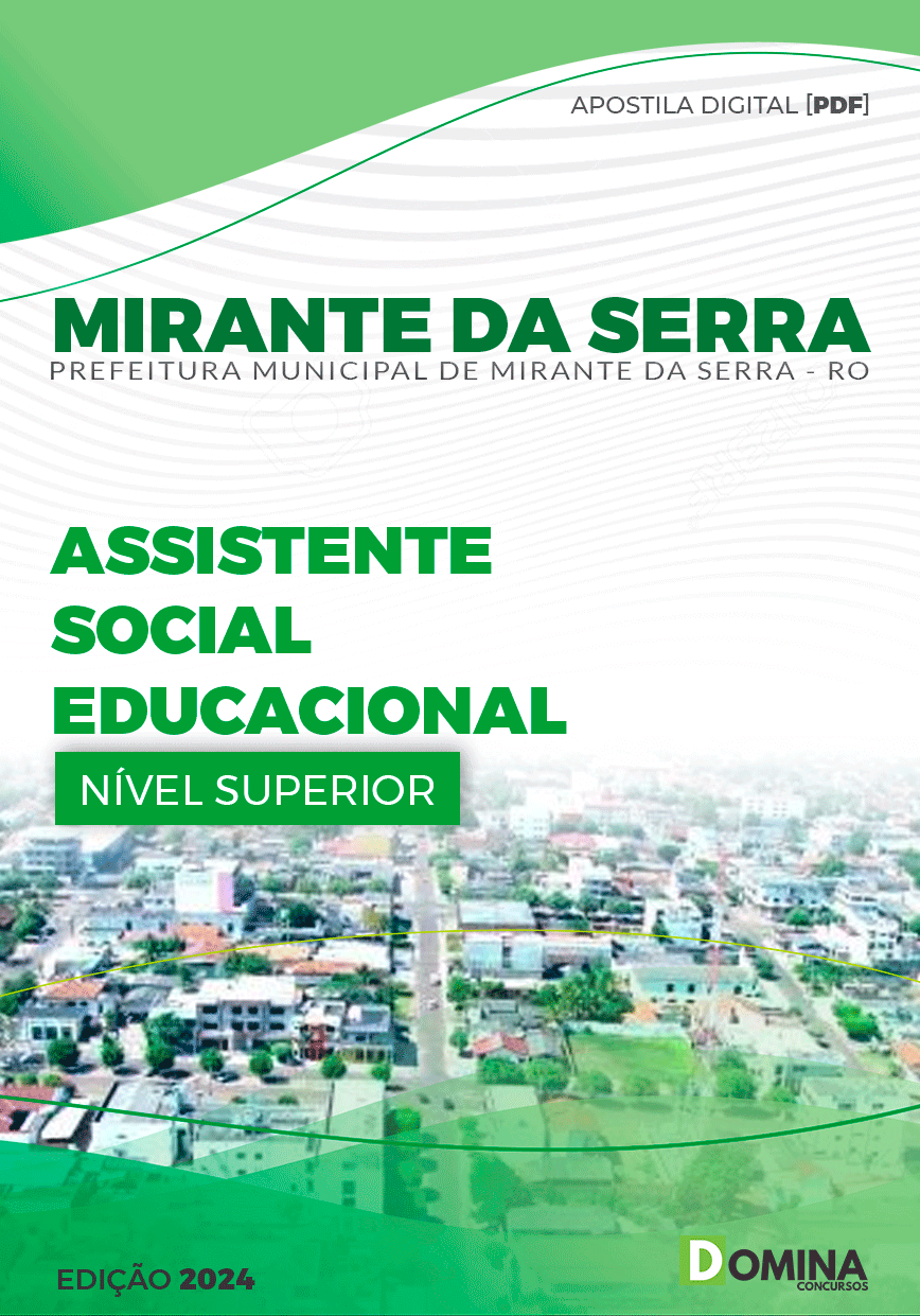 Apostila Pref Mirante da Serra RO 2024 Assistente Social