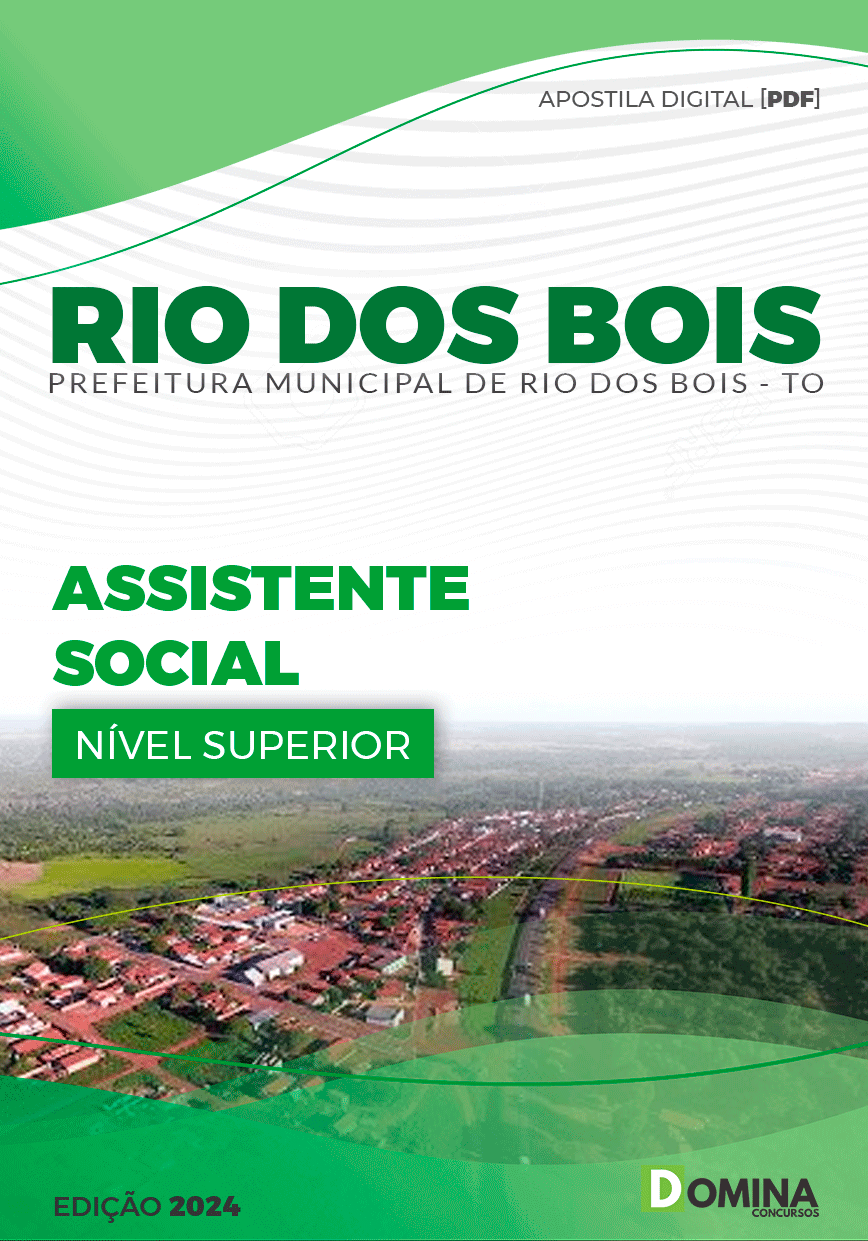 Apostila Pref Rio dos Bois TO 2024 Assistente Social