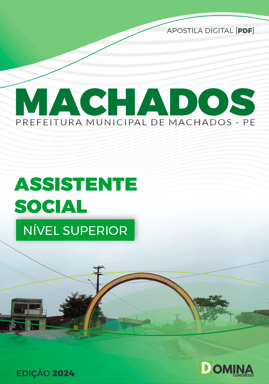 Apostila Pref Machados PE 2024 Assistente Social