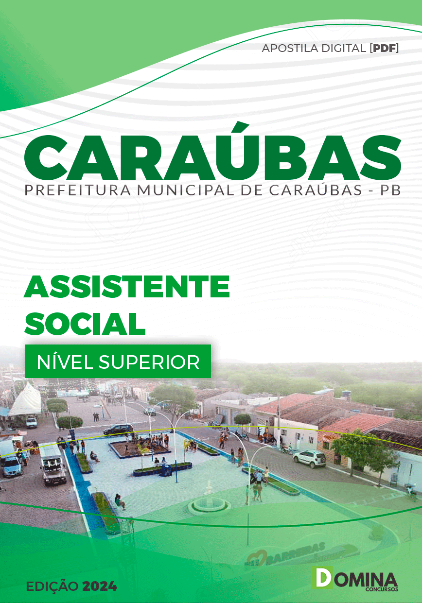 Apostila Pref Caraúbas PB 2024 Assistente Social