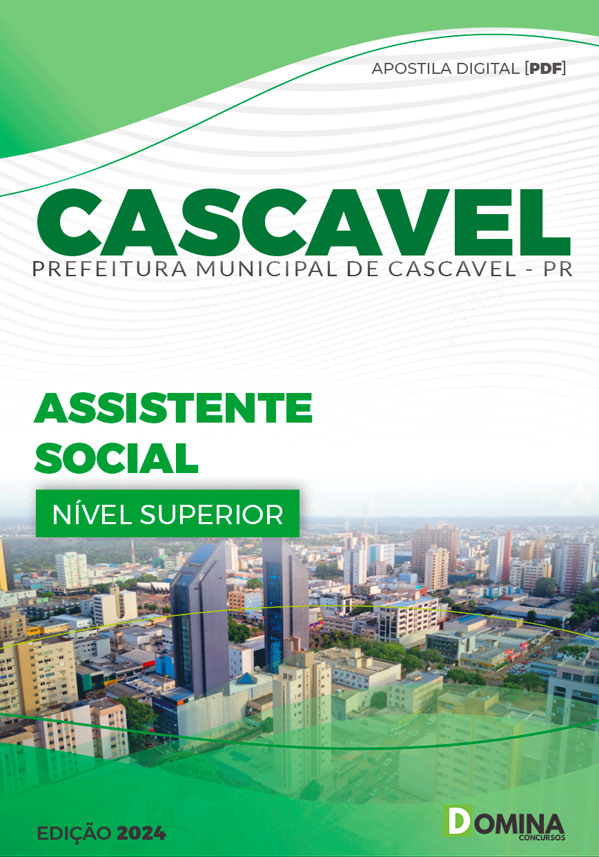 Apostila Prefeitura Cascavel PR 2024 Assistente Social