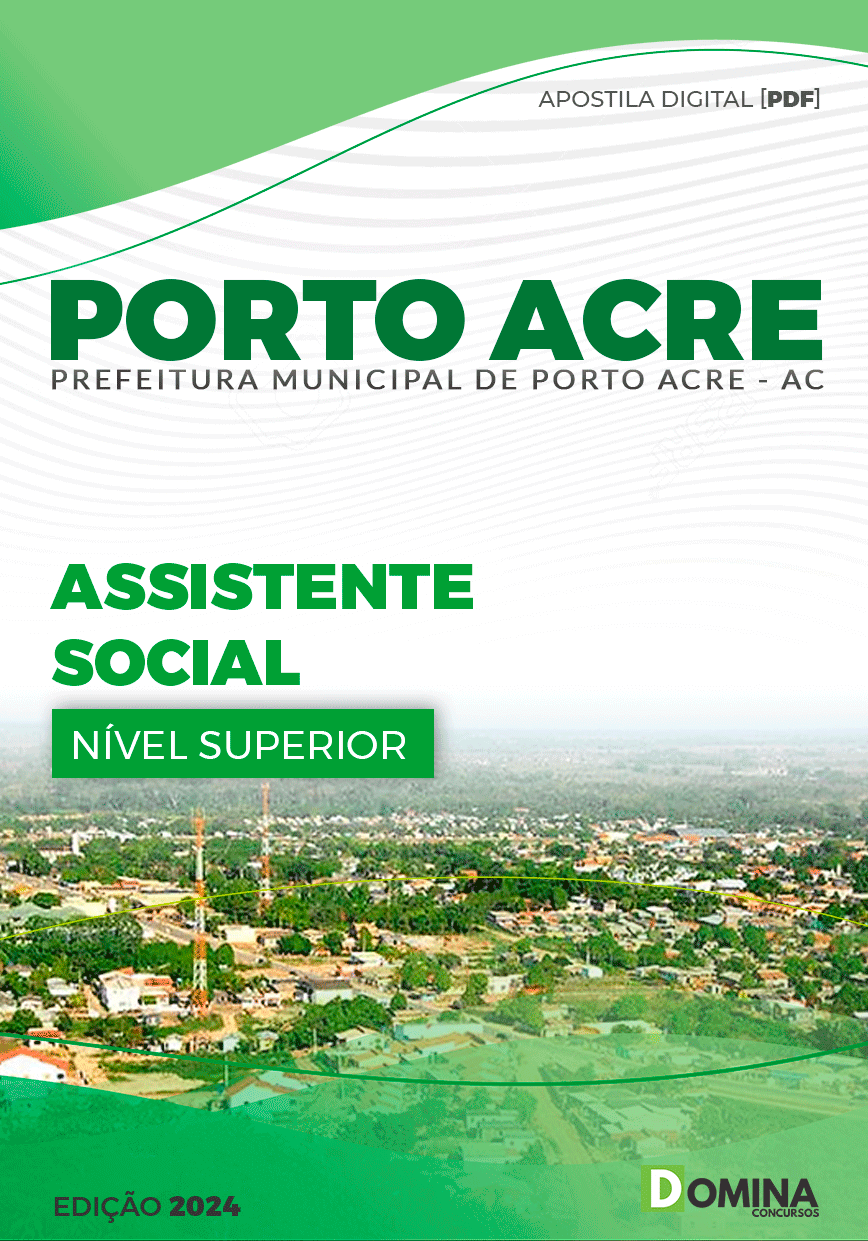 Apostila Prefeitura Porto Acre AC 2024 Assistente Social
