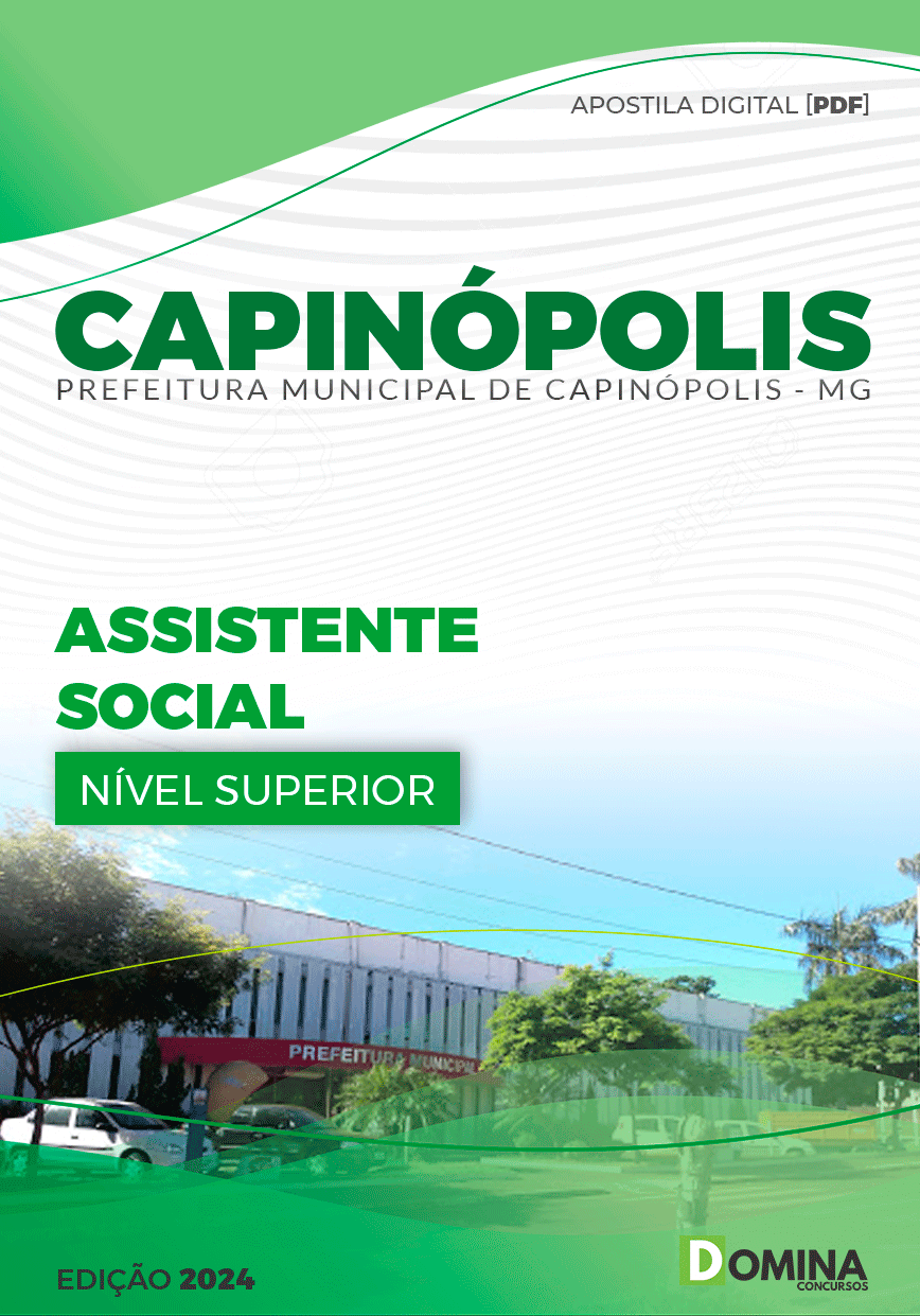 Apostila Prefeitura Capinópolis MG 2024 Assistente Social