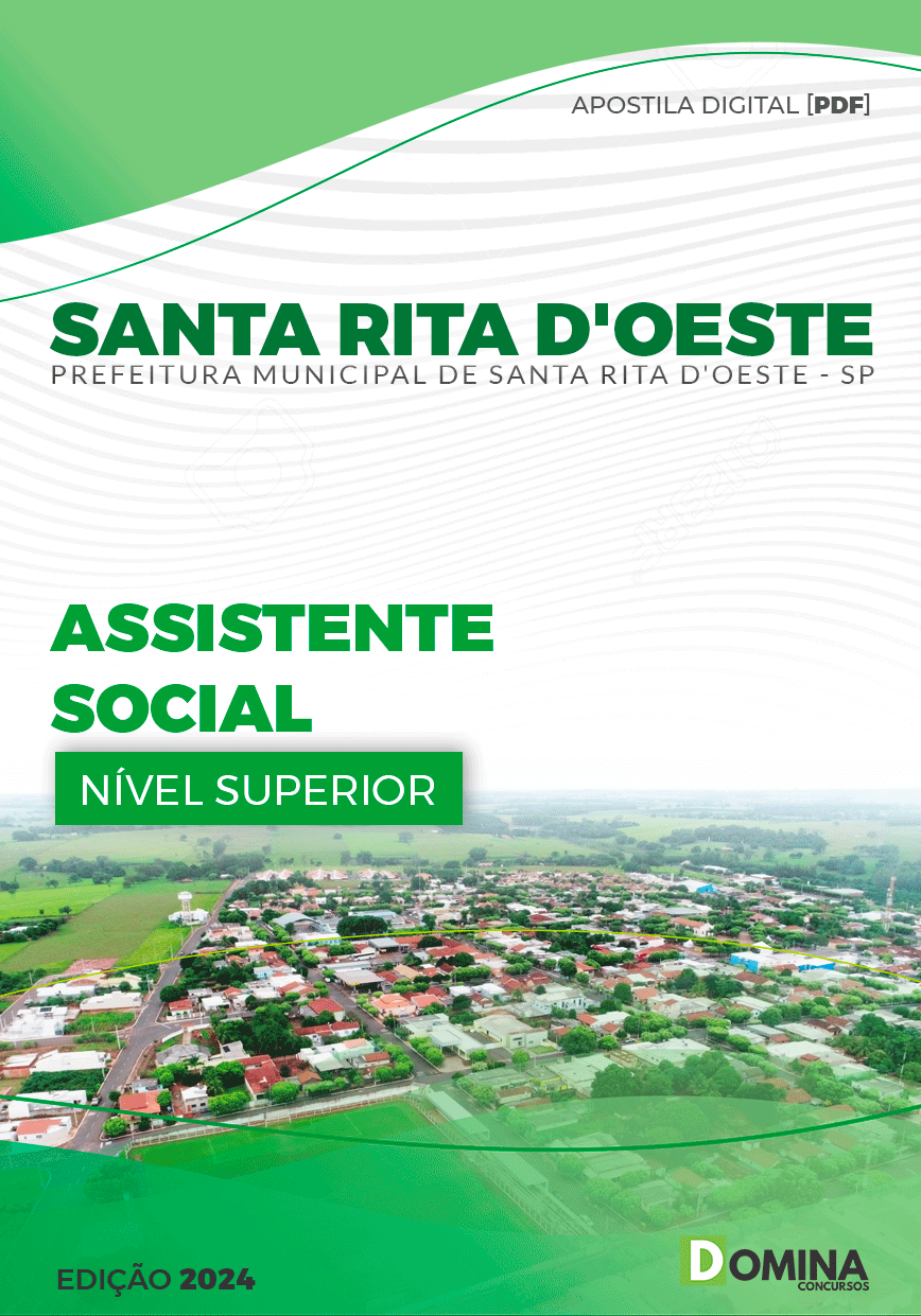 Apostila Pref Santa Rita D'Oeste SP 2024 Assistente Social