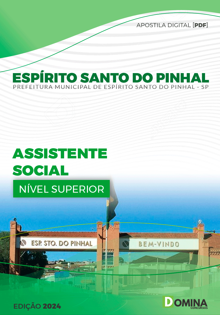 Apostila Pref Espírito Santo Do Pinhal SP 2024 Assistente Social