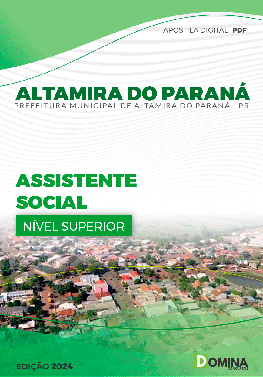 Apostila Pref Altamira Do Paraná PR 2024 Assistente Social