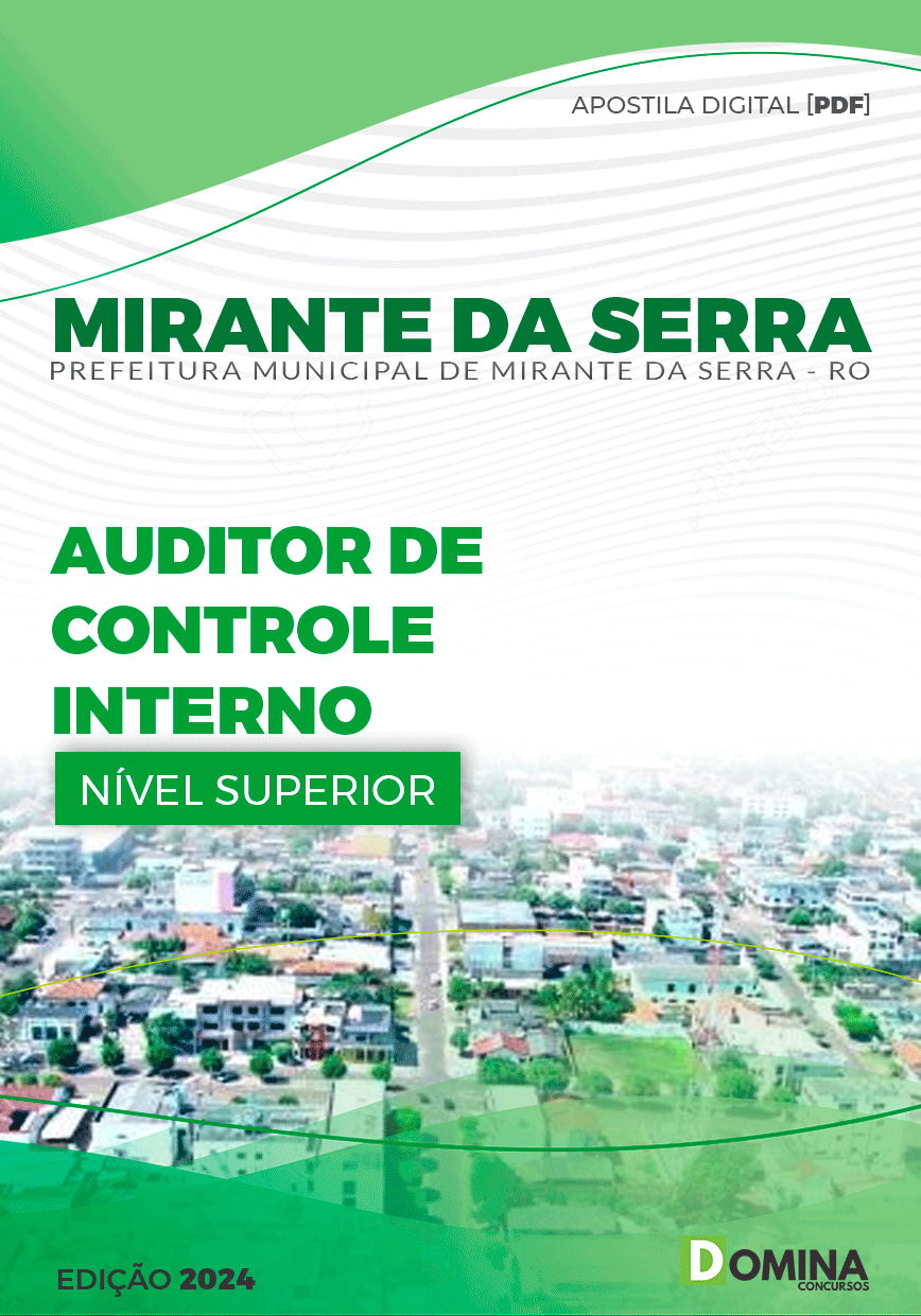 Apostila Pref Mirante da Serra RO 2024 Auditor de Controle Interno