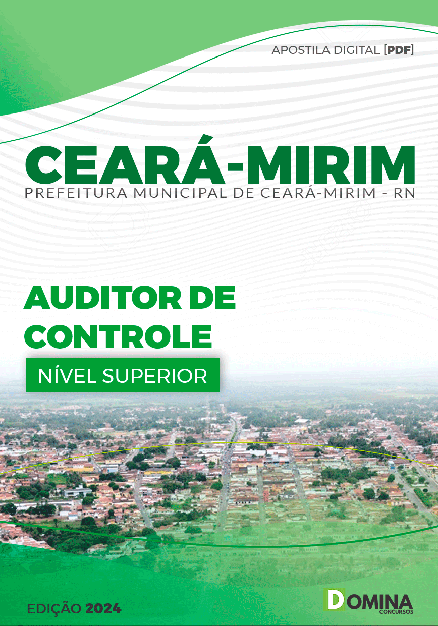 Apostila Pref Ceará Mirim RN 2024 Auditor de Controle