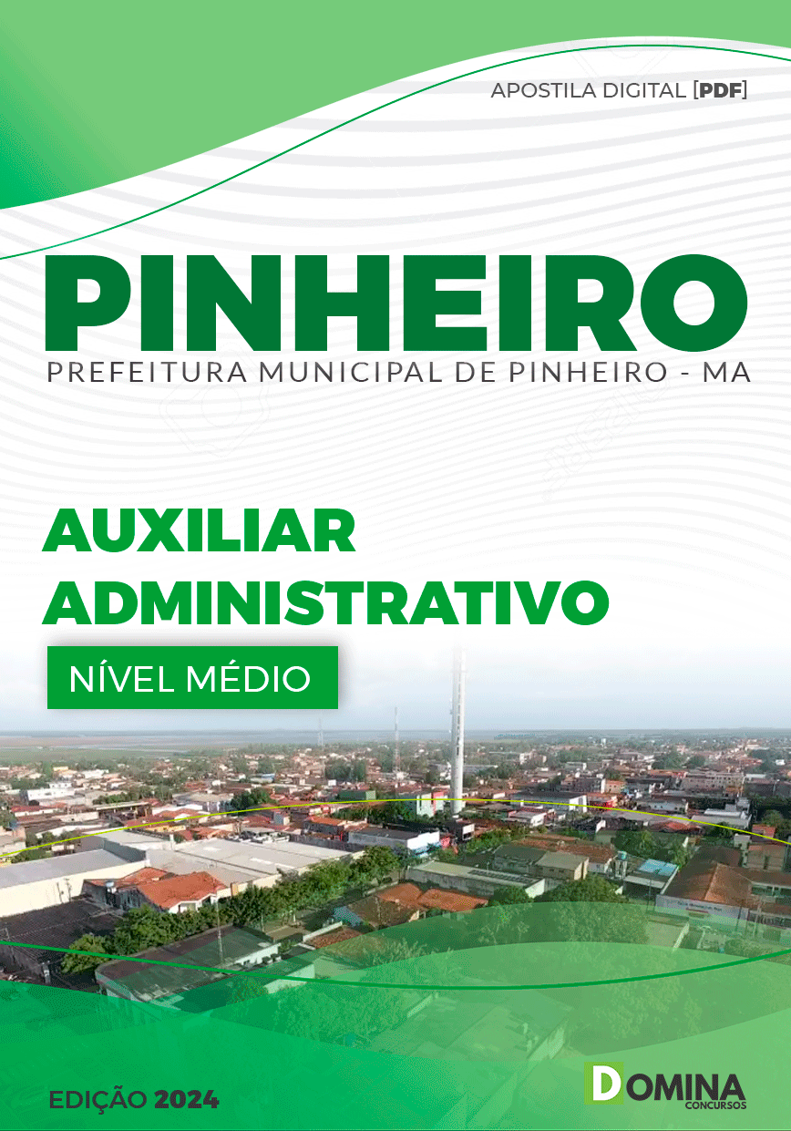 Apostila Pref Pinheiro MA 2024 Agente Administrativo