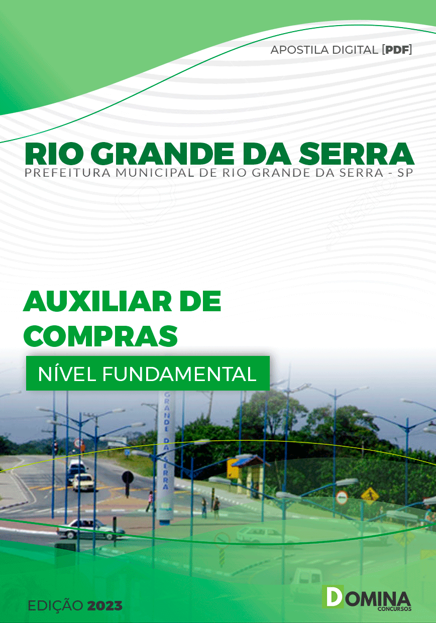 Apostila Pref Rio Grande Serra SP 2024 Auxiliar de Compras