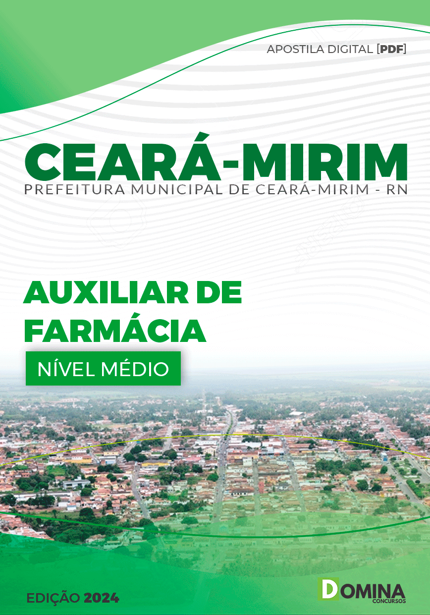 Apostila Pref Ceará Mirim RN 2024 Auxiliar de Farmácia