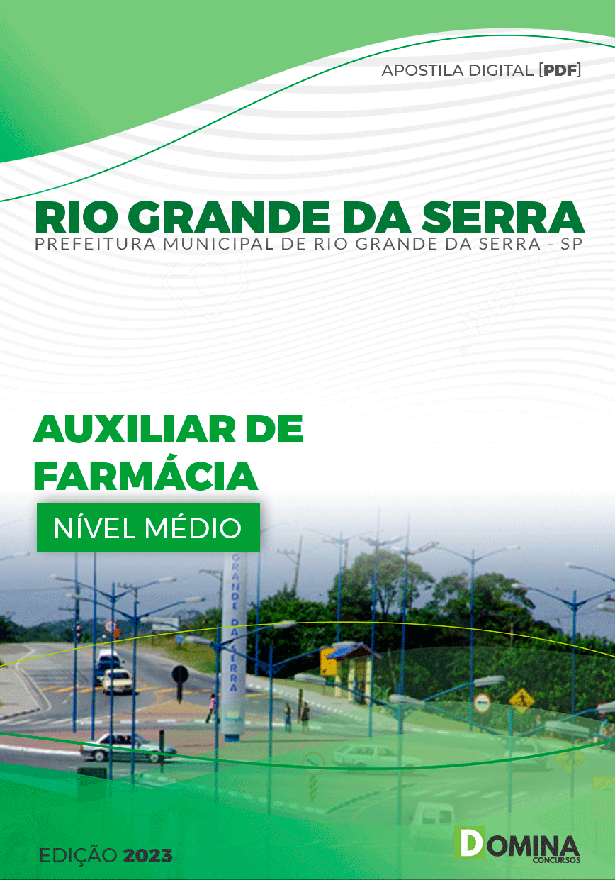 Apostila Pref Rio Grande Serra SP 2024 Auxiliar de Farmácia