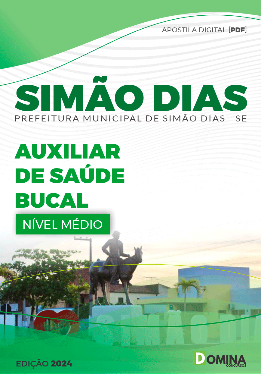 Apostila Pref Simão Dias SE 2024 Auxiliar Saúde Bucal