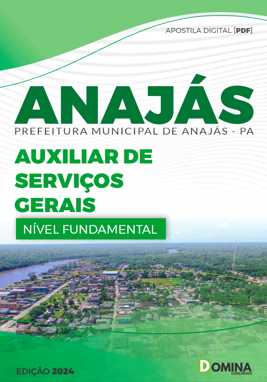 Apostila Pref Anajás PA 2024 Auxiliar Serviços Gerais