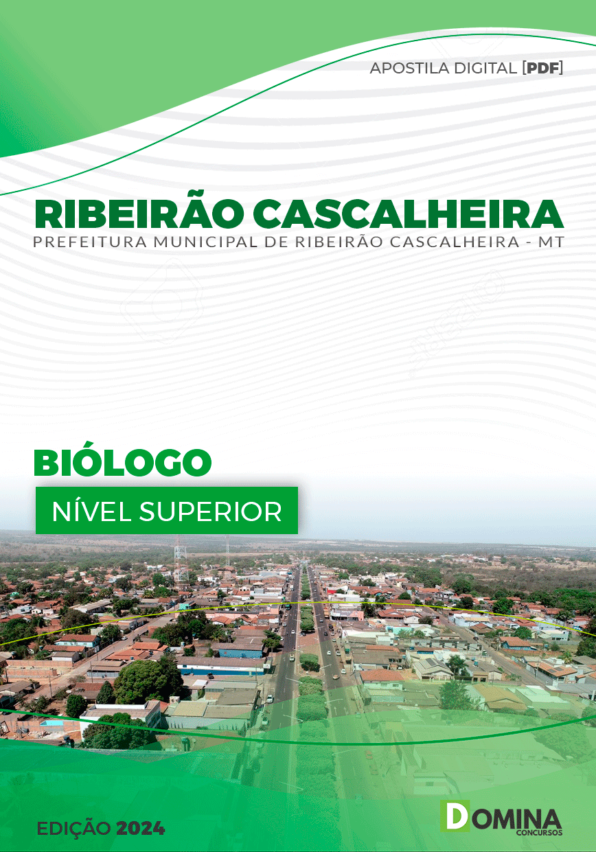 Apostila Pref Ribeirão Cascalheira MT 2024 Biólogo