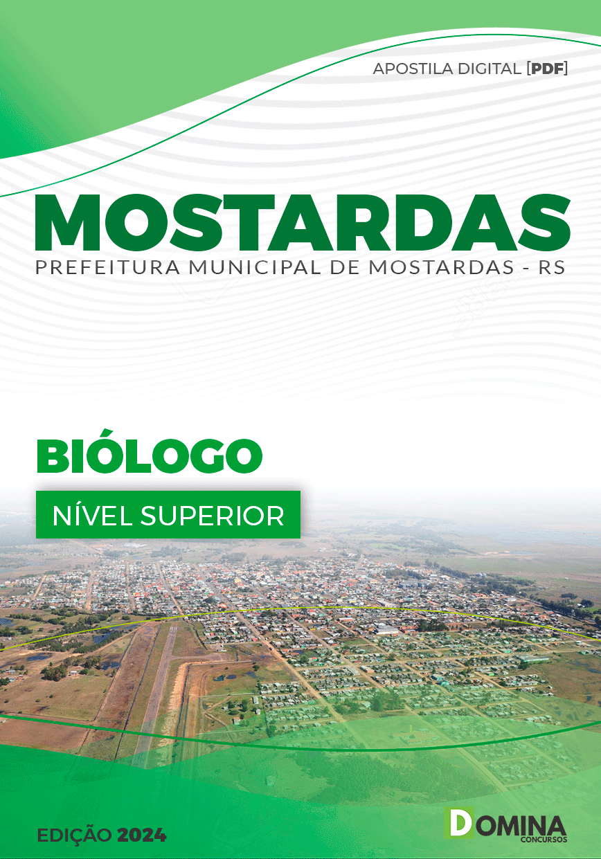 Apostila Prefeitura Mostardas RS 2024 Biólogo