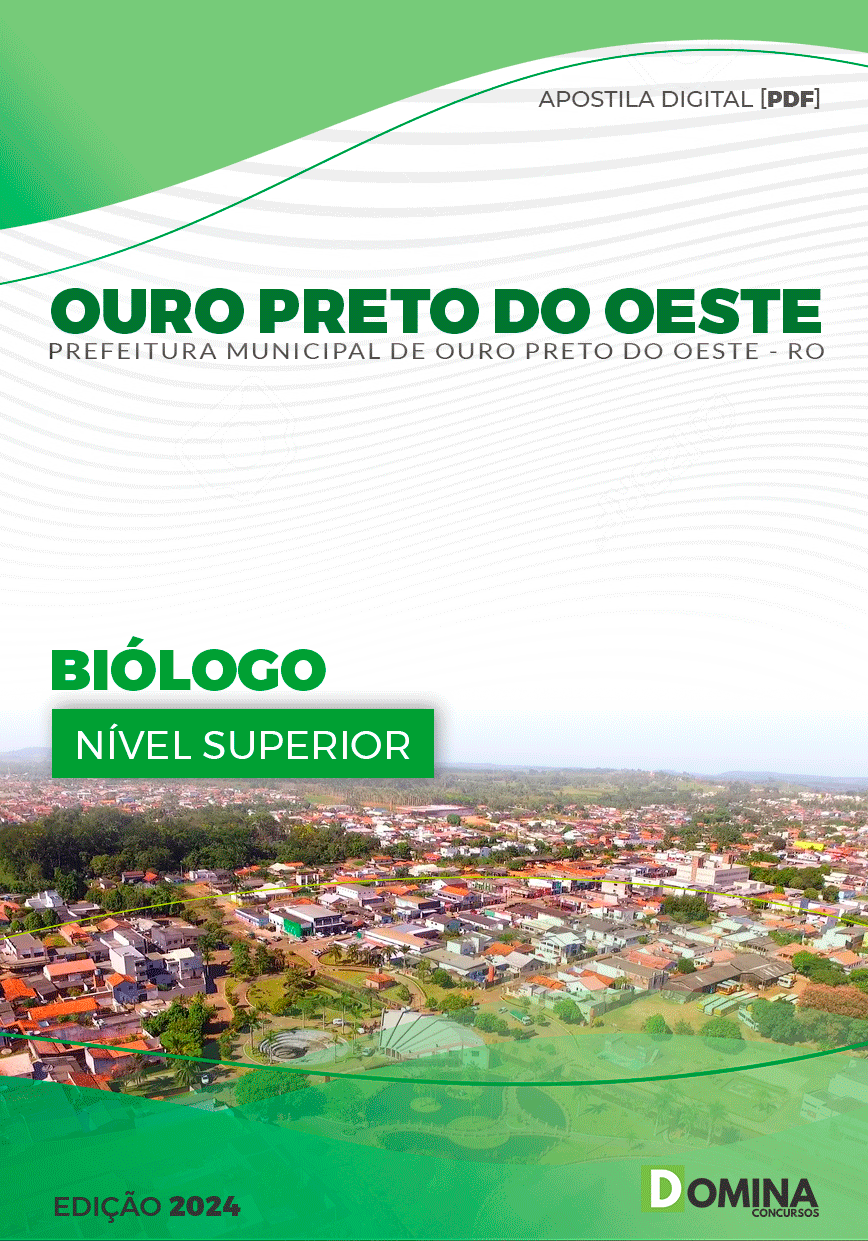 Apostila Pref Ouro Preto do Oeste RO 2024 Biólogo