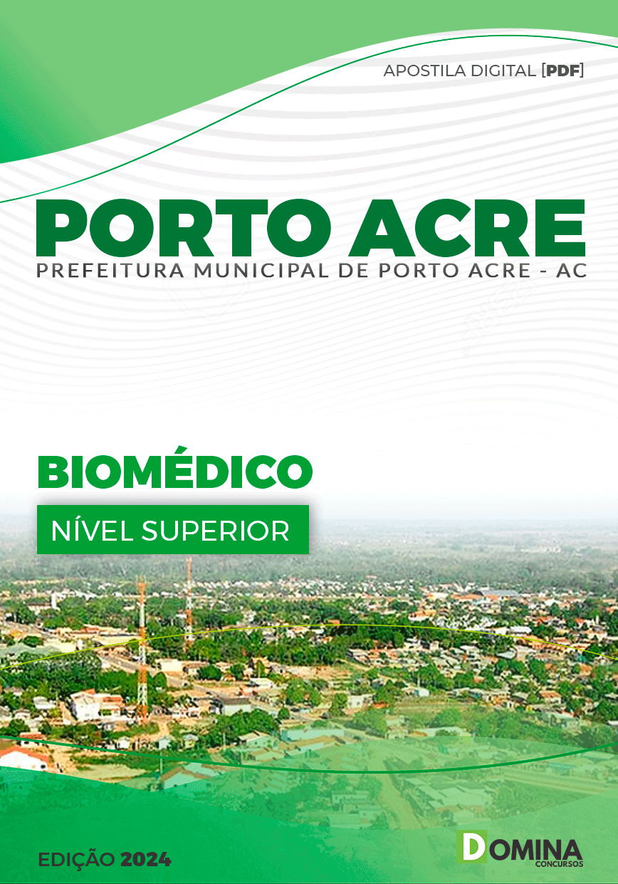 Apostila Prefeitura Porto Acre AC 2024 Biomédico