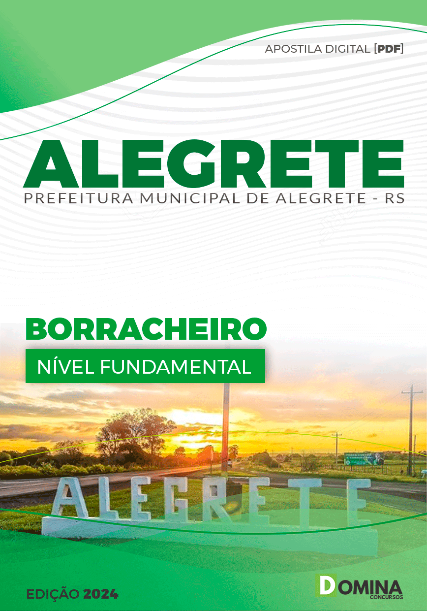 Apostila Prefeitura Alegrete RS 2024 Borracheiro