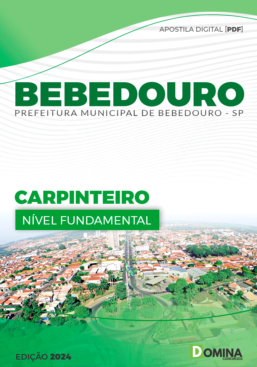 Apostila Pref Bebedouro SP 2024 Carpinteiro
