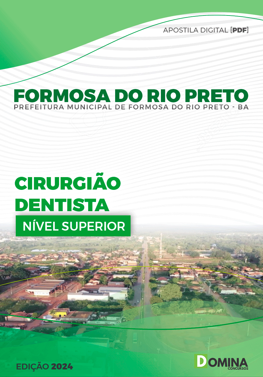 Apostila Prefeitura Formosa Rio Preto BA 2024 Cirurgião Dentista