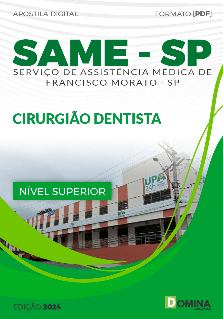 Apostila Concurso SAME SP 2024 Cirurgião Dentista