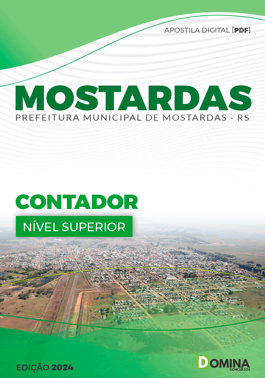 Apostila Prefeitura Mostardas RS 2024 Contador