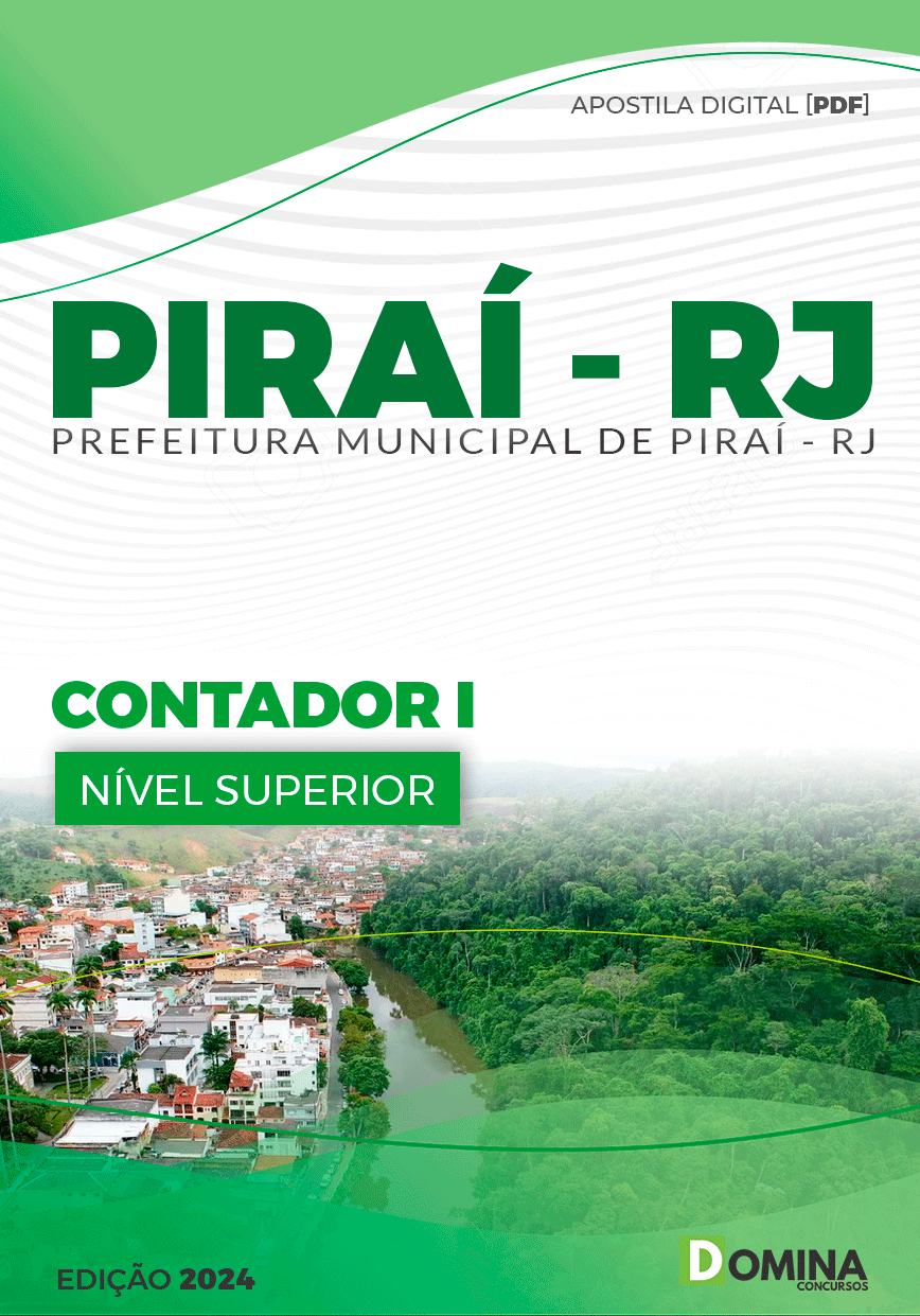 Apostila Pref Piraí RJ 2024 Contador I