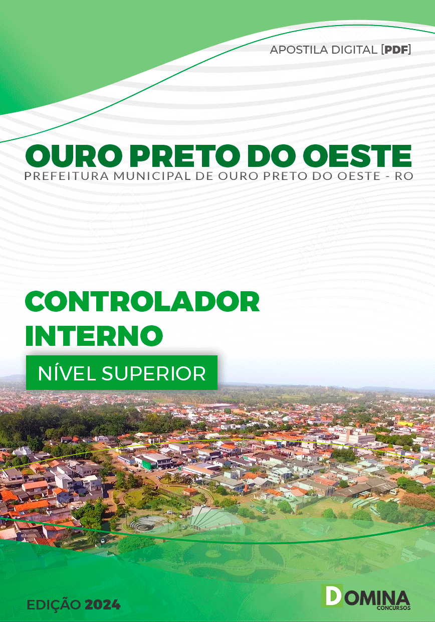 Apostila Pref Ouro Preto do Oeste RO 2024 Controlador Interno