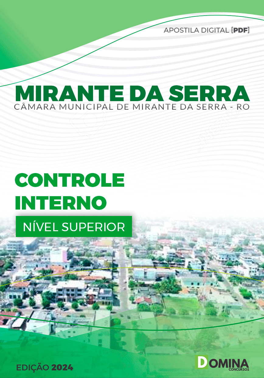 Apostila Câmara Mirante da Serra RO 2024 Controle Interno