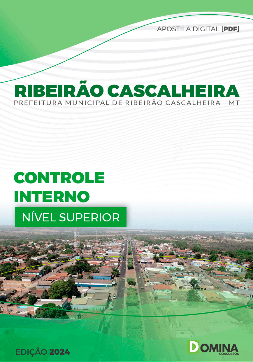Apostila Pref Ribeirão Cascalheira MT 2024 Controlador Interno