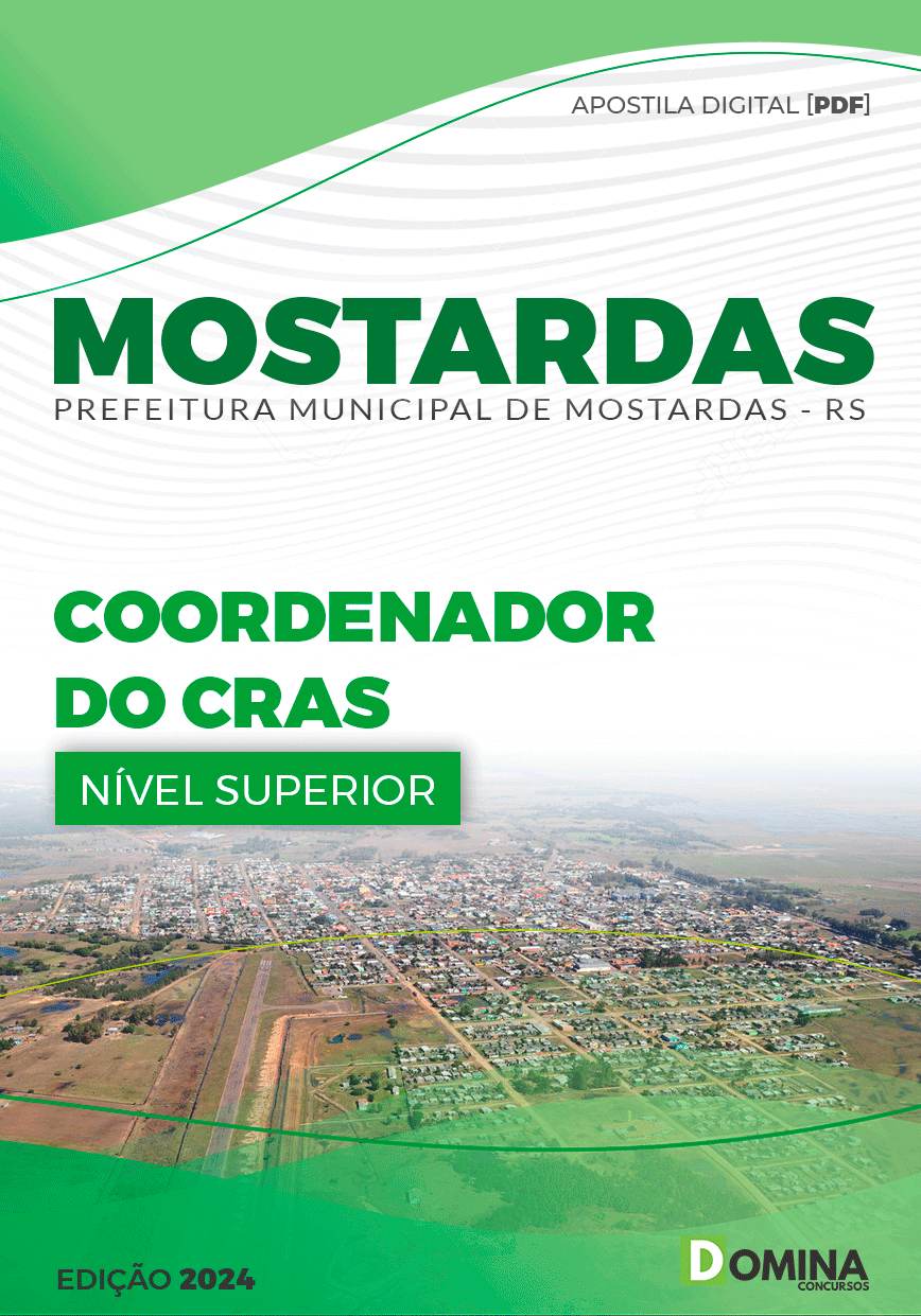 Apostila Prefeitura Mostardas RS 2024 Coordenador do CRAS