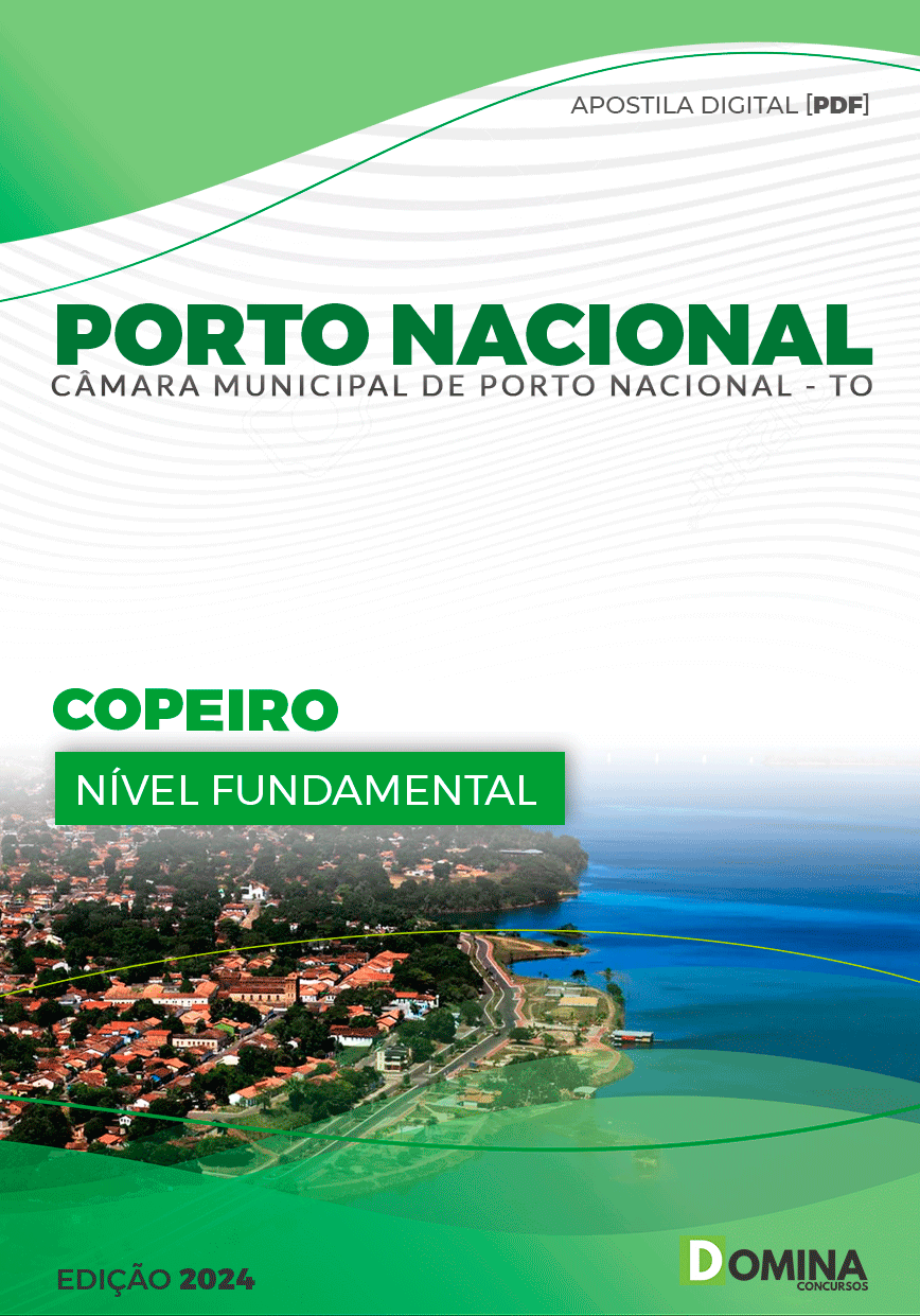 Apostila Câmara Porto Nacional TO 2024 Copeiro