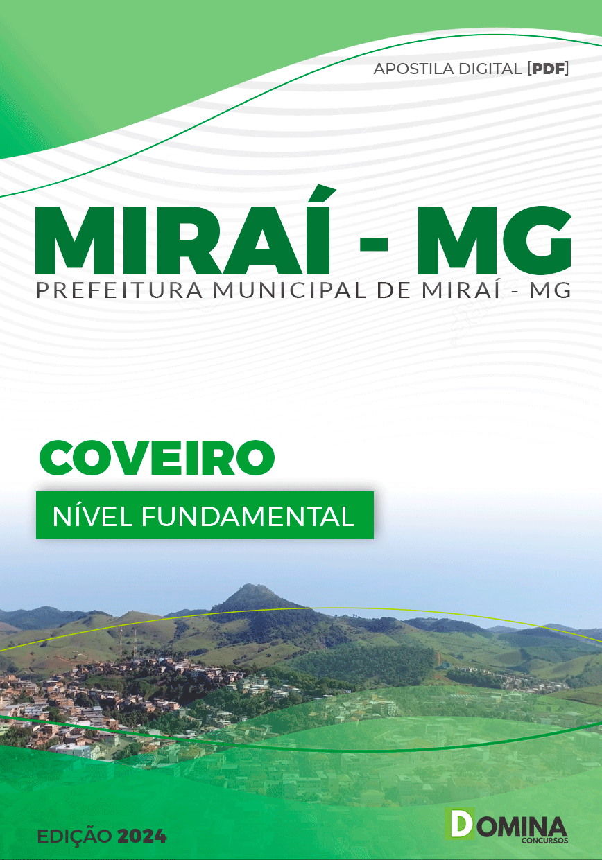 Apostila Pref Miraí MG 2024 Coveiro