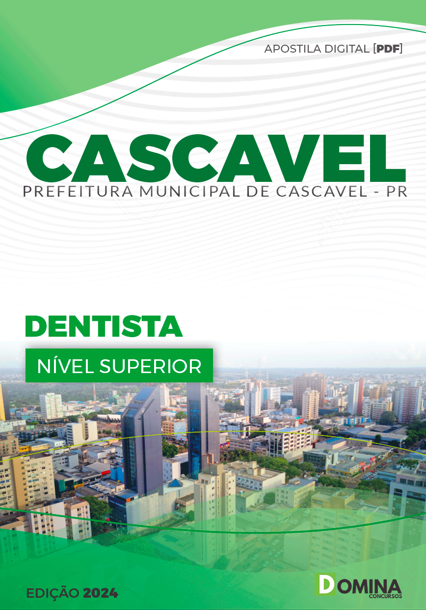 Apostila Prefeitura Cascavel PR 2024 Dentista