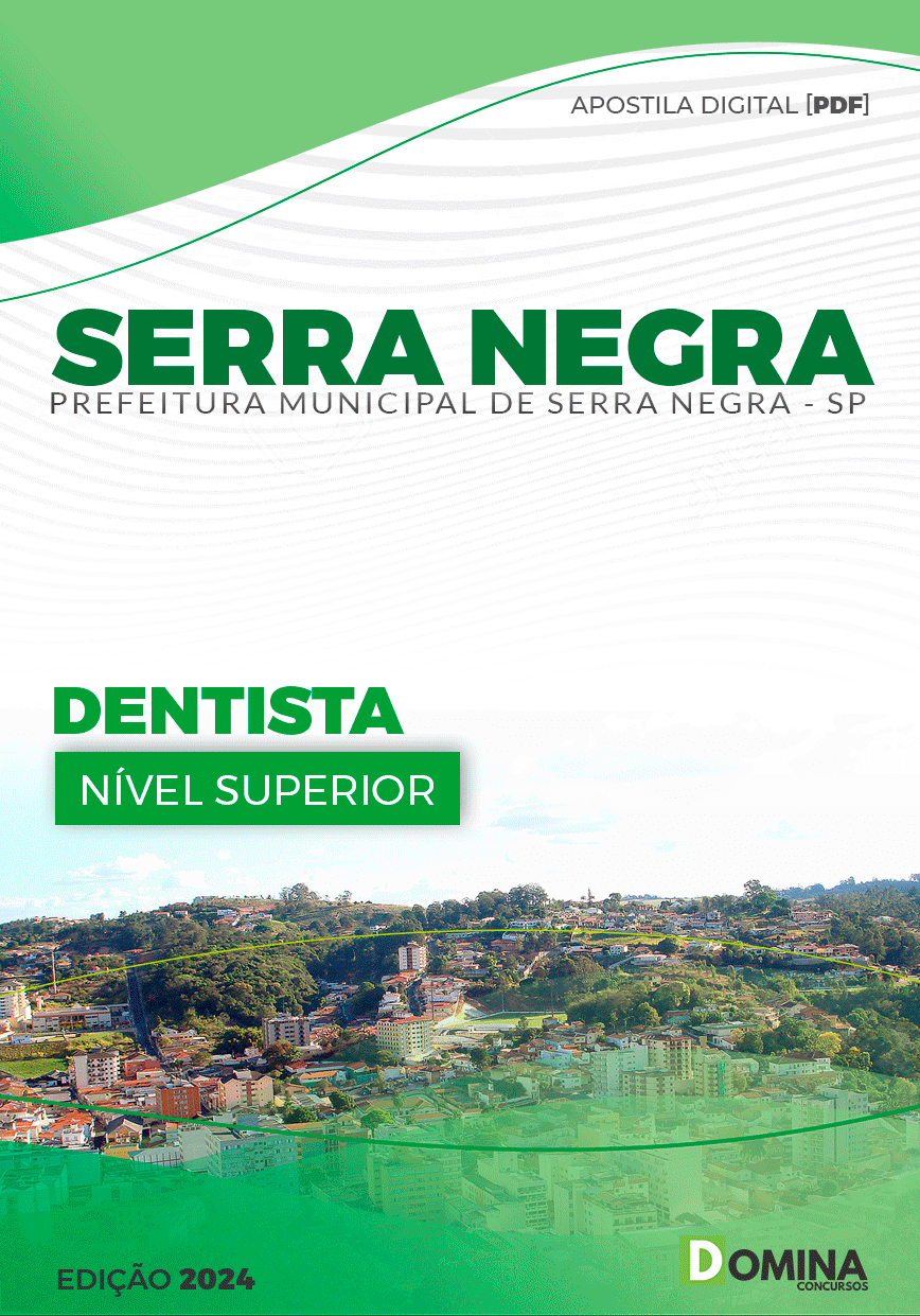 Apostila Pref Serra Negra SP 2024 Dentista