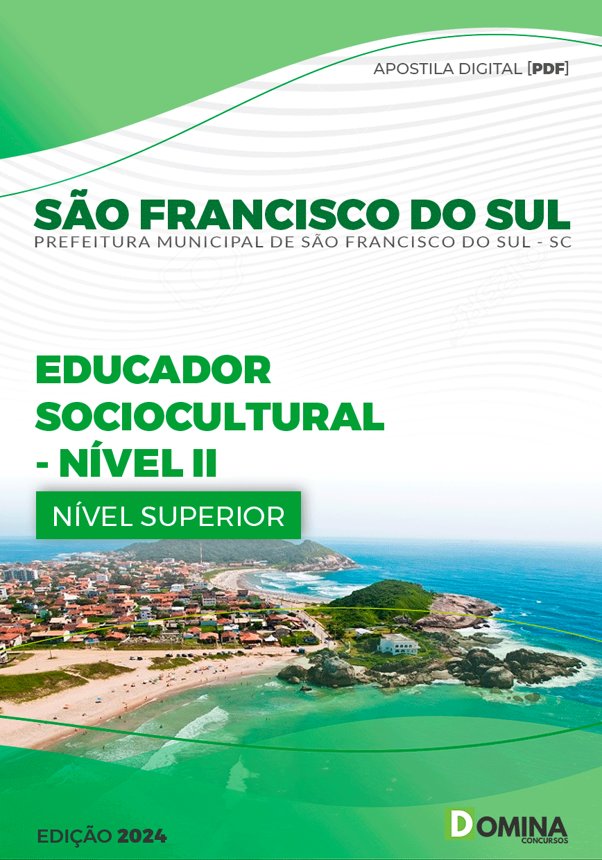 Pref São Francisco do Sul SC 2024 Educador Sociocultural II