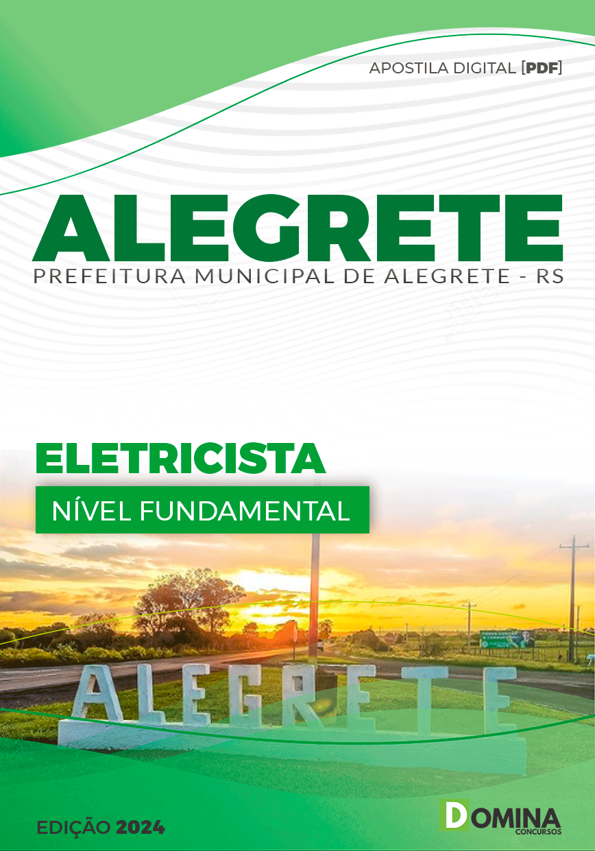 Apostila Prefeitura Alegrete RS 2024 Eletricista