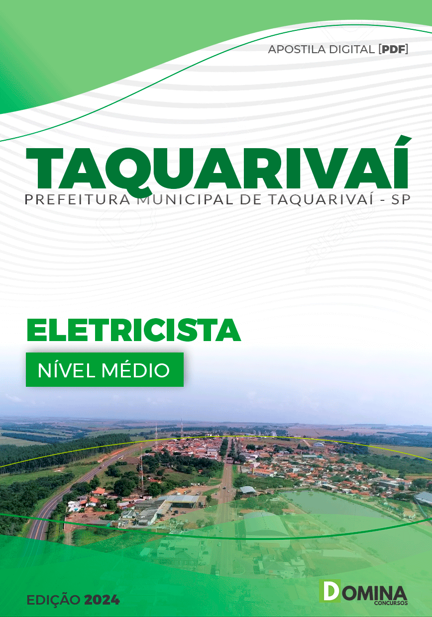 Apostila Prefeitura Taquarivaí SP 2024 Eletricista