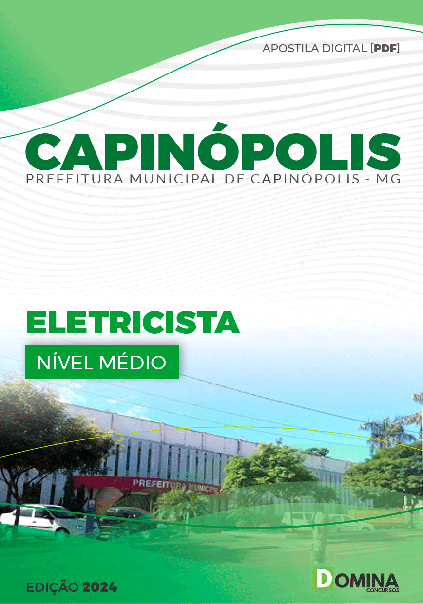 Apostila Prefeitura Capinópolis MG 2024 Eletricista