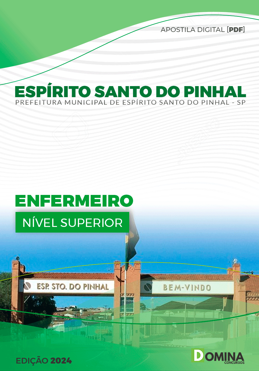 Apostila Pref Espírito Santo Do Pinhal SP 2024 Enfermeiro