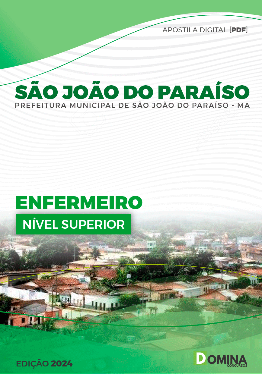 Apostila Pref São João do Paraíso MA 2024 Enfermeiro