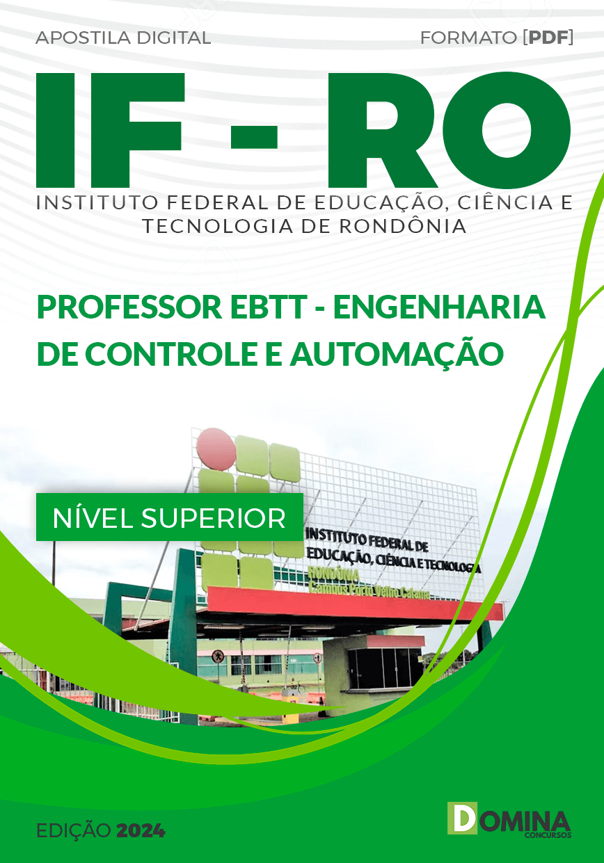 Apostila IFRO 2024 Professor EBTT Engenharia Controle Automação