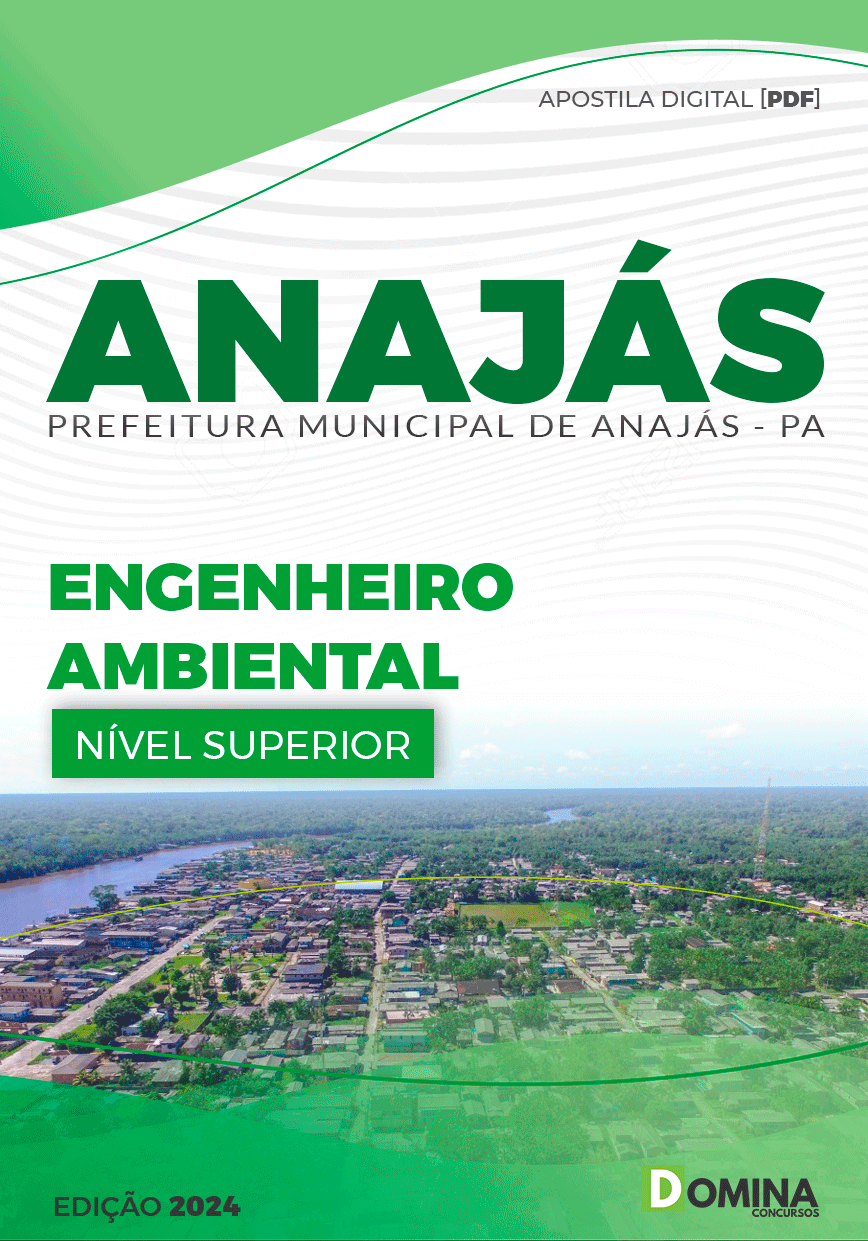 Apostila Pref Anajás PA 2024 Engenheiro Ambiental
