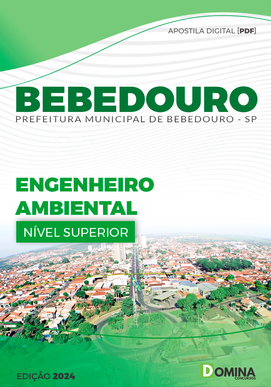 Apostila Pref Bebedouro SP 2024 Engenheiro Ambiental