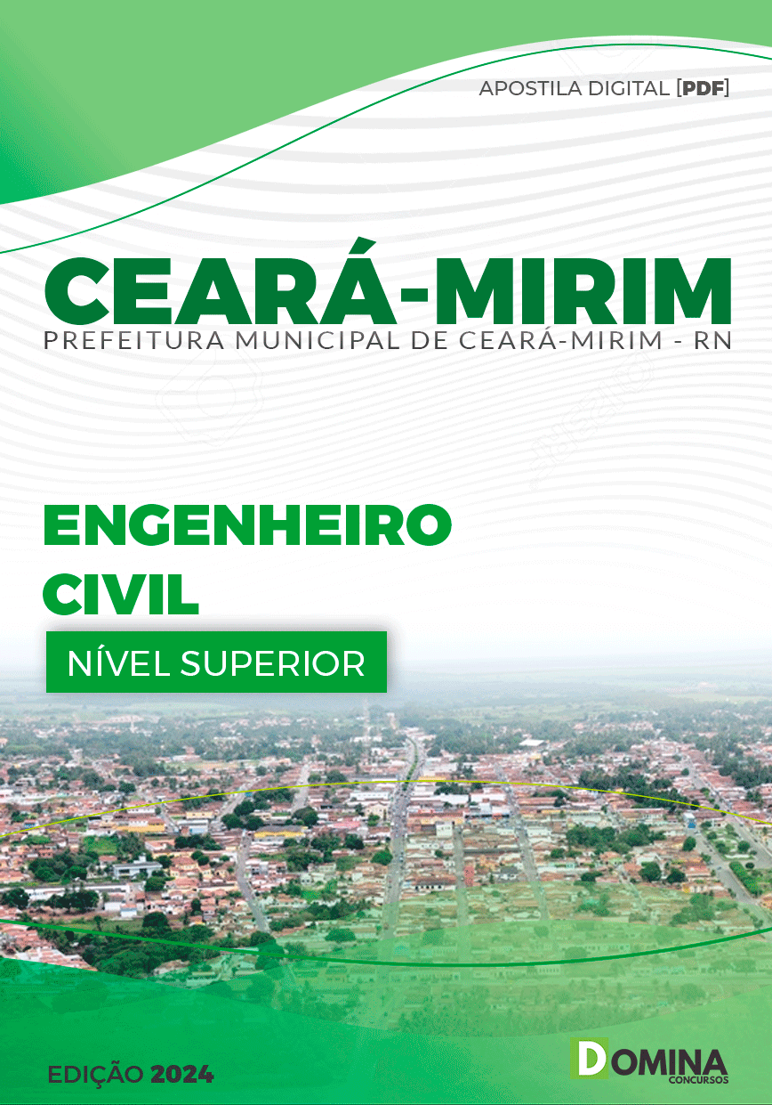 Apostila Pref Ceará Mirim RN 2024 Engenheiro Civil