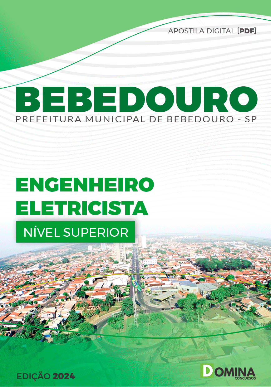 Apostila Pref Bebedouro SP 2024 Engenheiro Eletricista