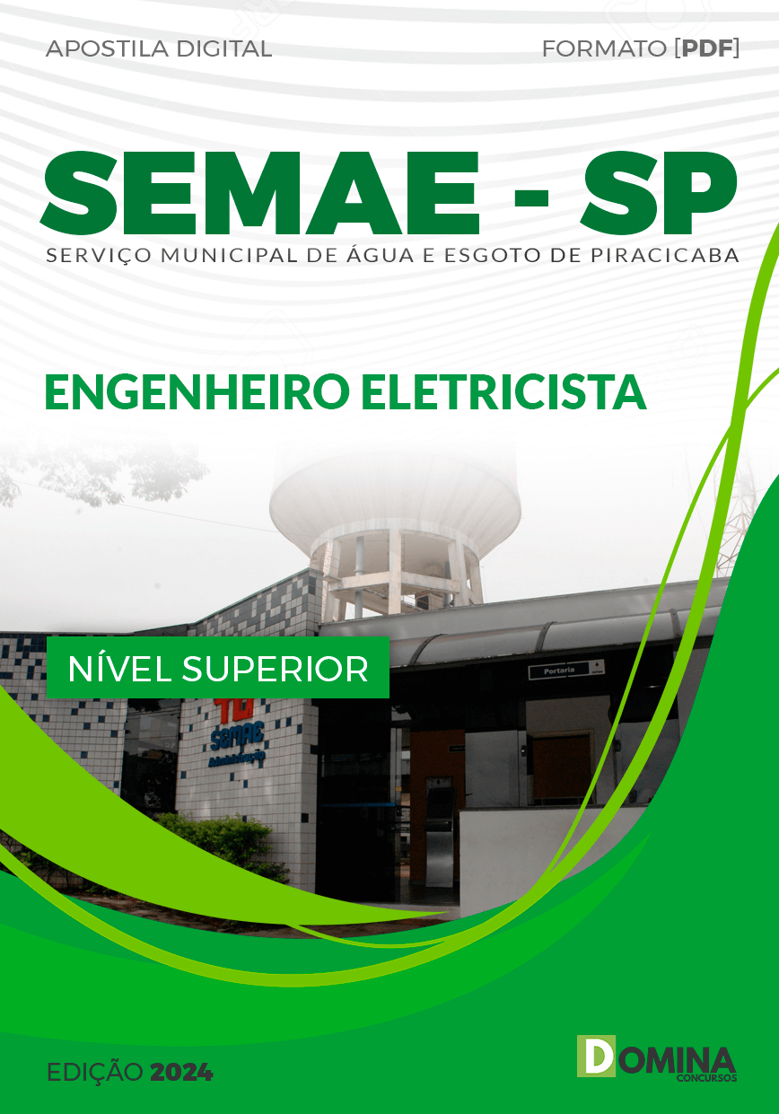 Apostila SEMAE Piracicaba SP 2024 Engenheiro Eletricista